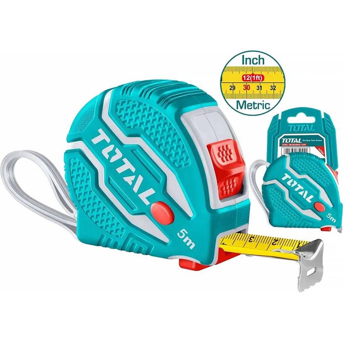TOTAL TMT126051 Steel measuring tape Length & width:5mx19mm