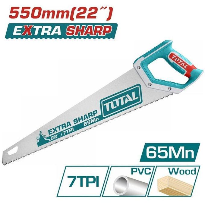 TOTAL THT55226 Hand saw  Size: 22"/550mm