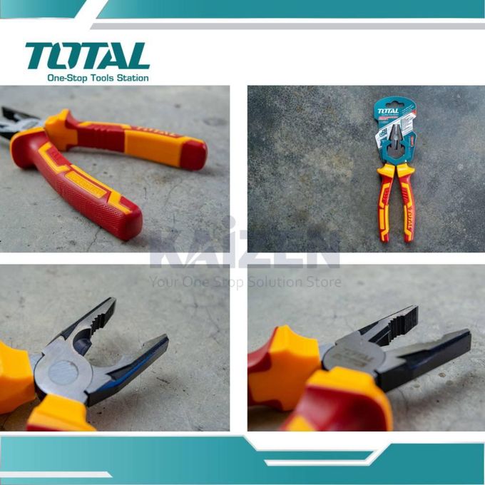 TOTAL THTIP2161 Insulated 
combination pliers  Size:6"/160mm