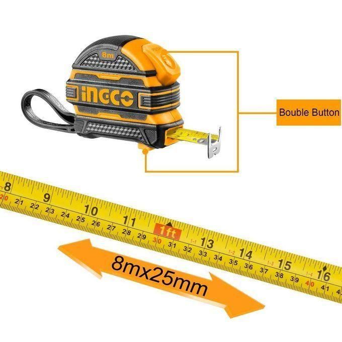 INGCO HSMT08825 Steel measuring tape Length & width:8mx25mm