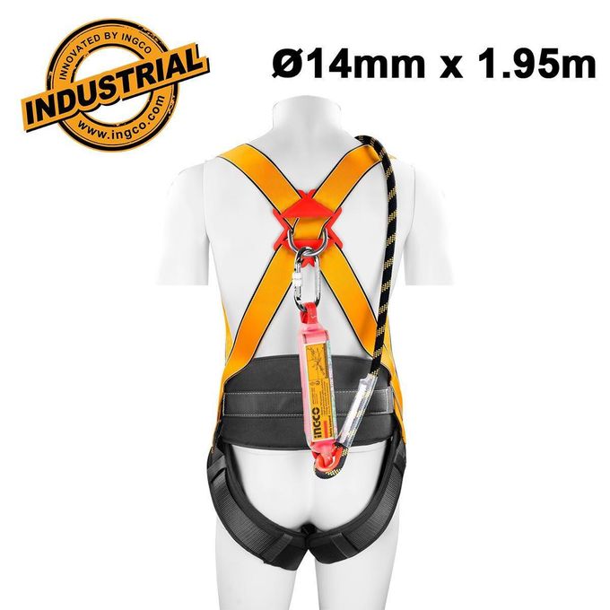 INGCO HSH501420 Safety harness size : ￠14mm*1.95m