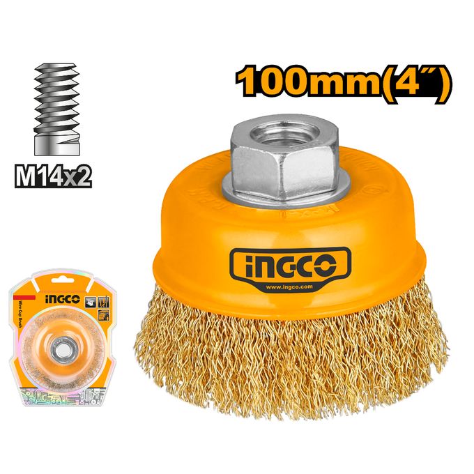 INGCO WB11001 Wire cup brush 100mm, 4""