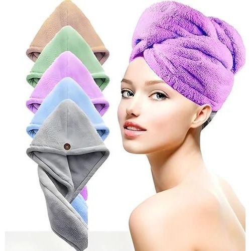 Hair Towel Wrap For Women Hair, Super Quick-Drying Microfiber