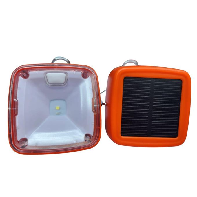 Super Bright High Efficiency Solar Rechargeable Portable Light with 9hrs Runtime, Rain Sun Dust Resistant, Solar Powered Portable LED Lantern for Outdoor Camping,