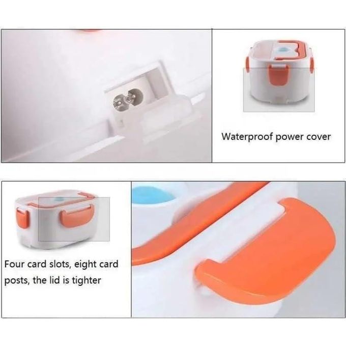 Electric Heating Lunch Box 1.05L with Metallic Inside