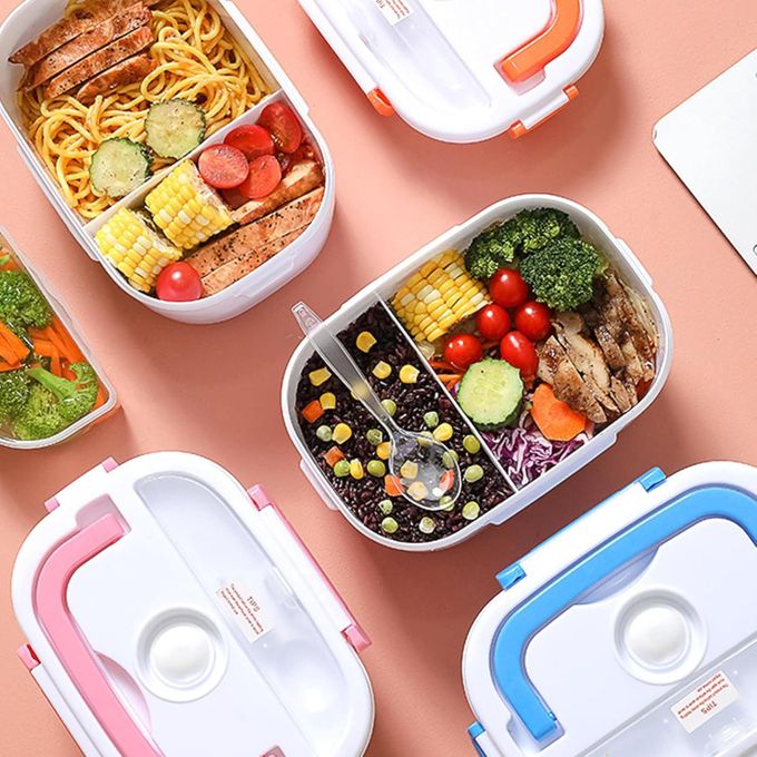 Electric Heating Lunch Box 1.05L with Metallic Inside