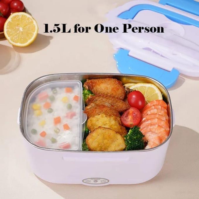 Electric Heating Lunch Box 1.05L with Metallic Inside