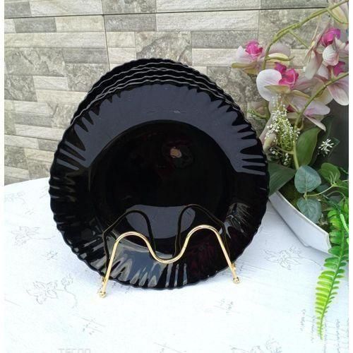 Sundabest Black Dinner Plate-6pcs