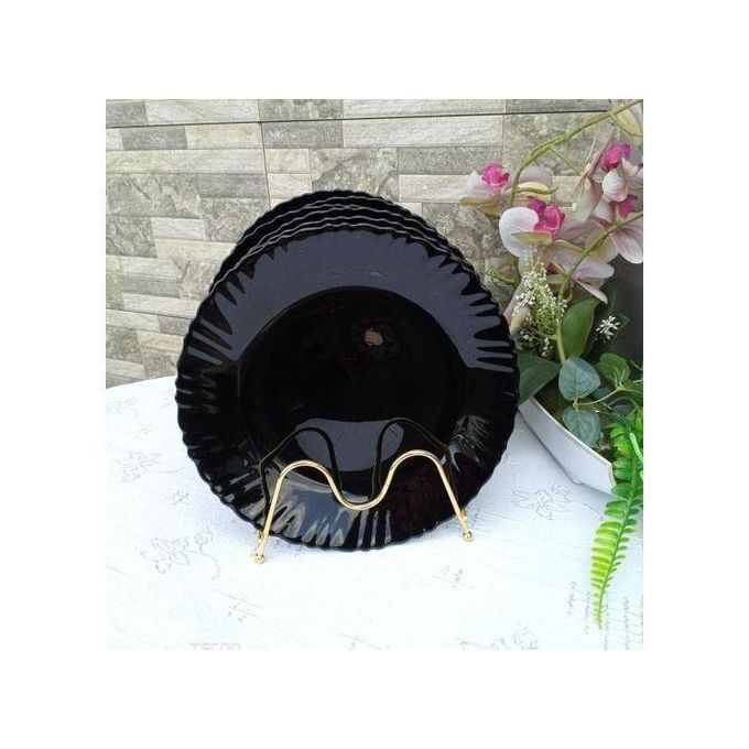 Sundabest Black Dinner Plate-6pcs