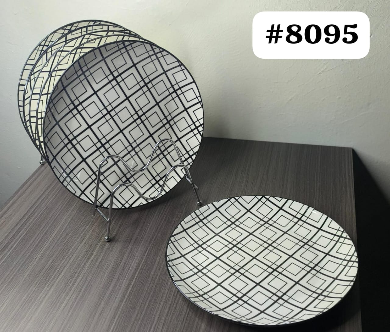6pcs Elegant Dinner Plates