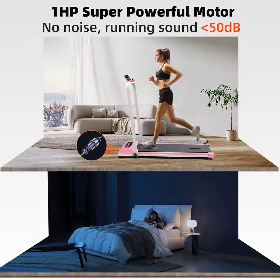 Best Seller Foldable Portable Treadmill/Walking Pad Compact Design For Fitness, Comfort & Convenience Adjustable Speed Settings Easily set the pace from 1 to 6 km/h for a gentle stroll or brisk walk