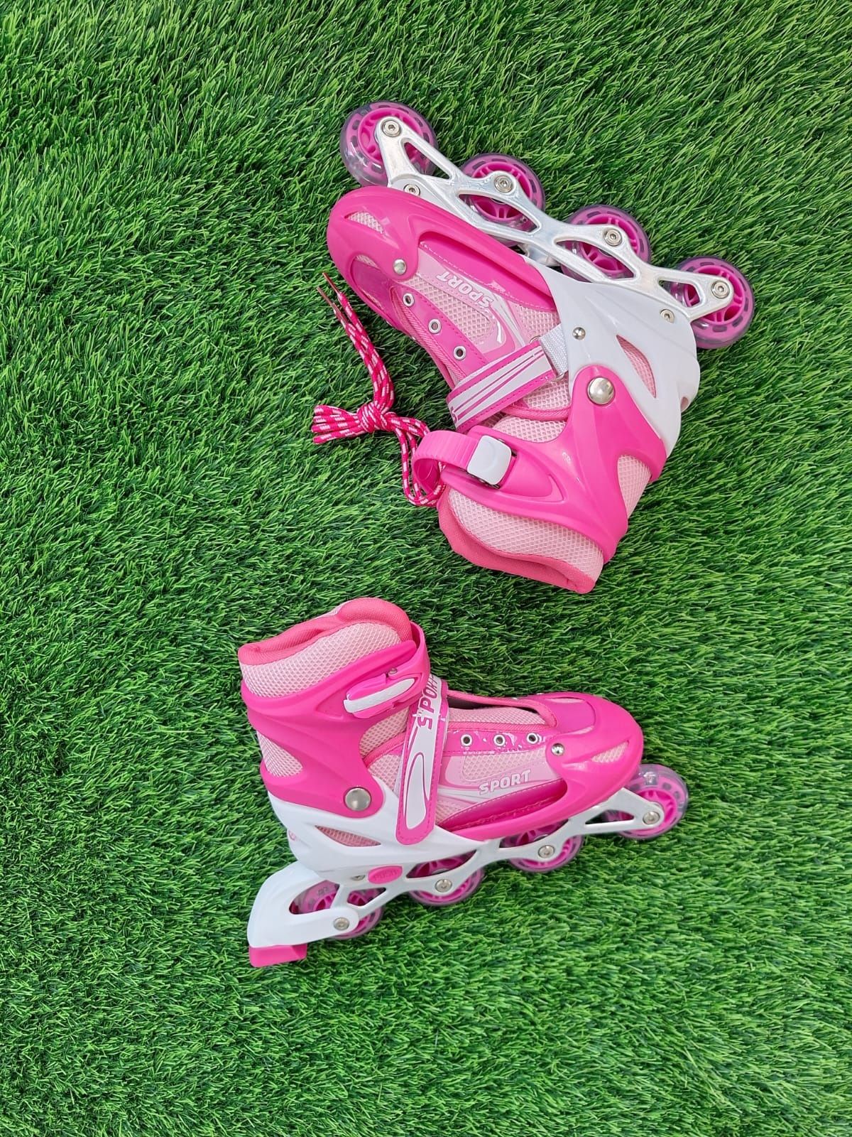 SPORT Four Wheels Inline Adjustable Roller Skates Shoes