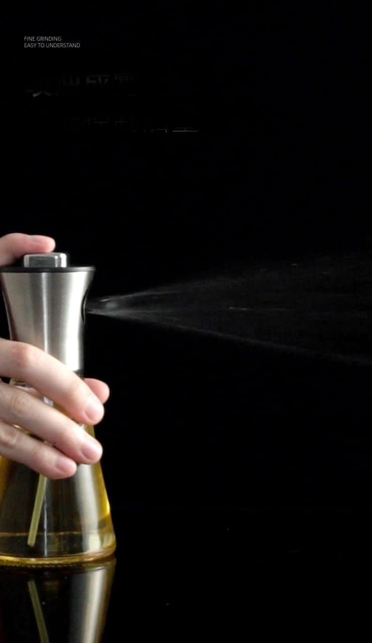 Round Oil Sprayer Bottle 200ml Leakproof, Non-Slip & EasyTo Use Design For Healthy, Effortless Cooking