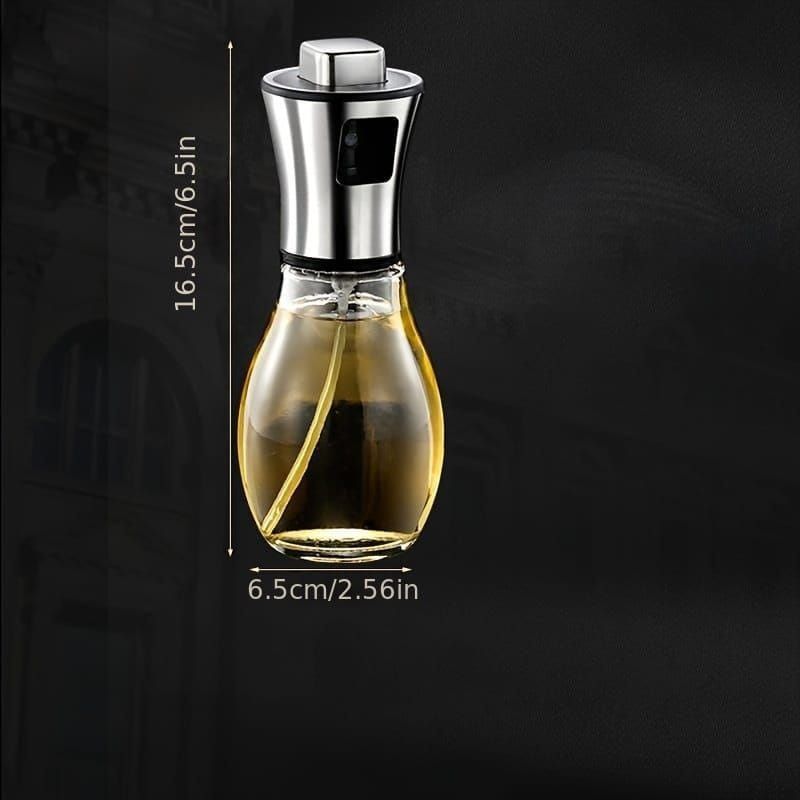Round Oil Sprayer Bottle 200ml Leakproof, Non-Slip & EasyTo Use Design For Healthy, Effortless Cooking