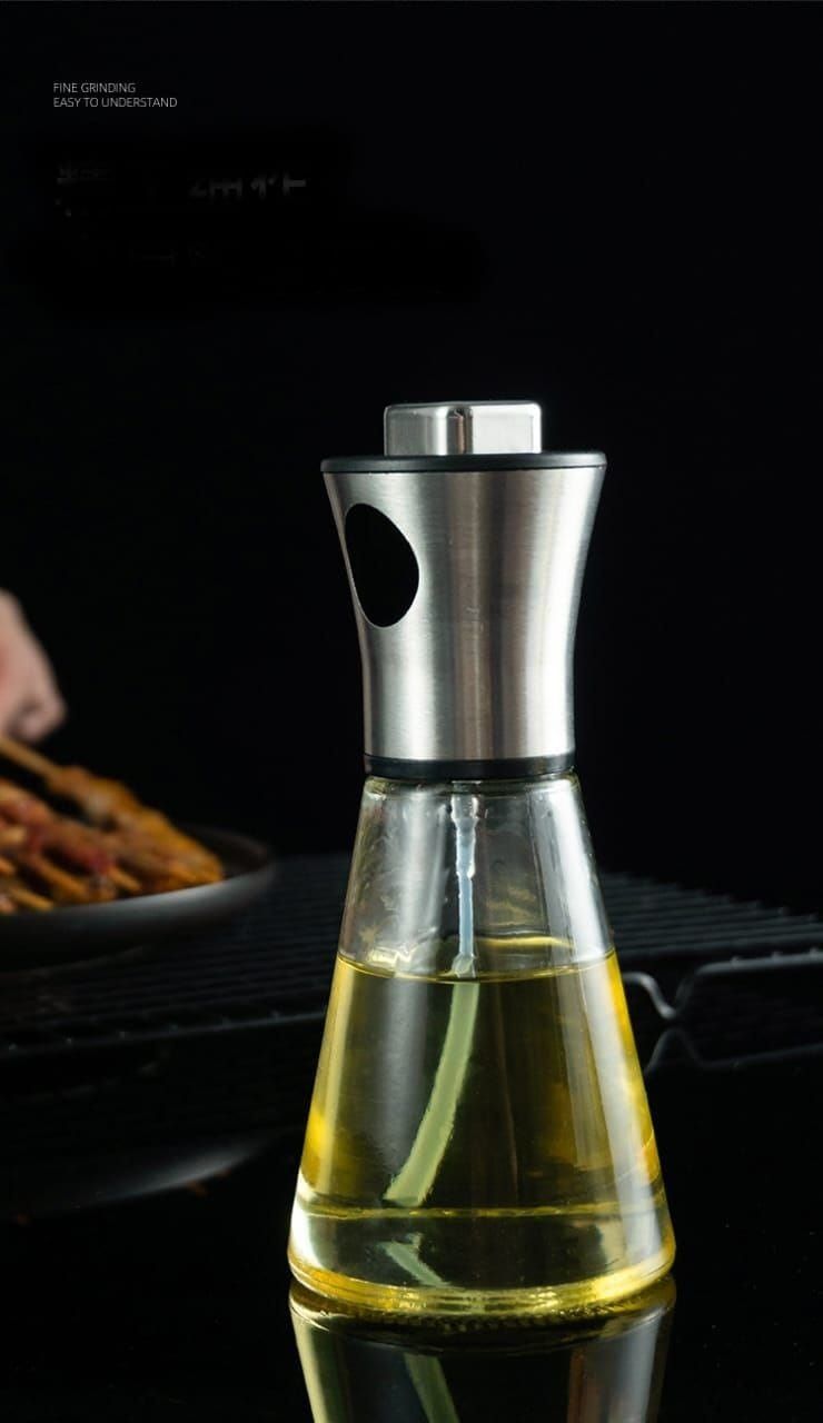 Round Oil Sprayer Bottle 200ml Leakproof, Non-Slip & EasyTo Use Design For Healthy, Effortless Cooking