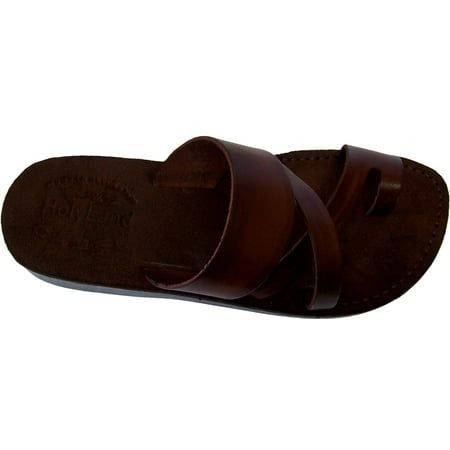 Outdoor Versatile slide genuine men leather sandals with Lightweight sandals with soft sole elegant summer shoes open toes for men flats