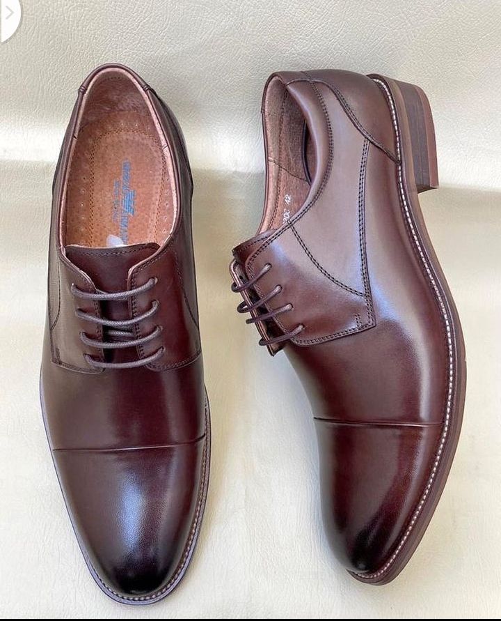 CLEARANCE SALE!! Pure ETHIOPIAN LEATHER official shoes corporate business for men office wear with khaki or jeans