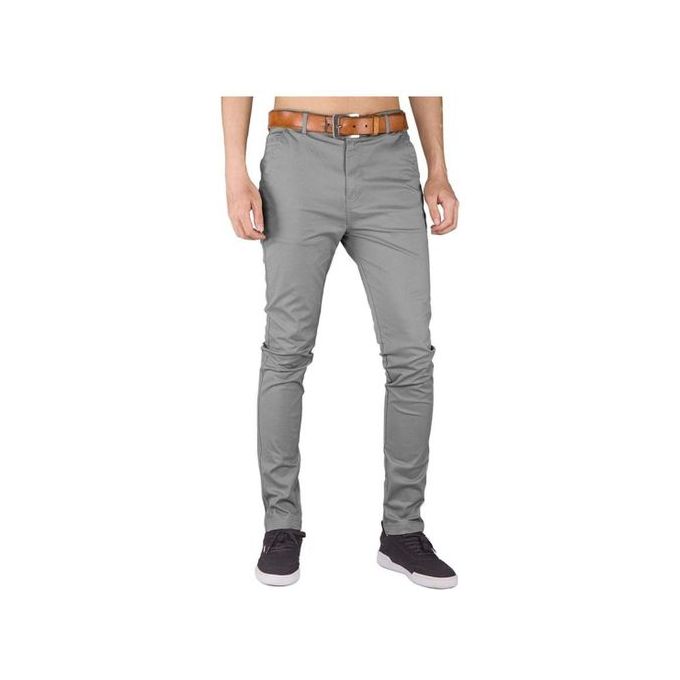 Fashion 4Pack, Soft Khaki Men's Trouser Slim Fit Official Casual- Beige,Green,Chocolate&Maroon