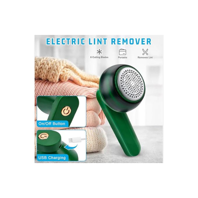 Electric Lint Remover Fabric Shaver Rechargeable For Clothes, Legging, Sofa, Curtain, Socks, Instantly Remove Fuzz, Pet Hair, Lint, Or Fluff Balls