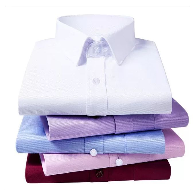 Fashion 5-Piece Set of Men's Official Long-Sleeve Slim Fit Shirts - Premium 100% Cotton, Comfortable and Stylish for Formal and Casual Occasions