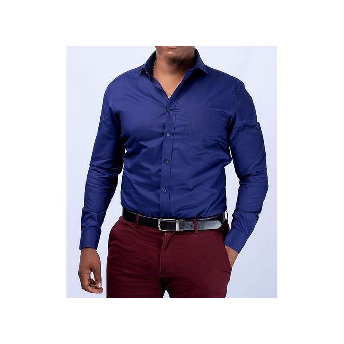 Fashion 5-Piece Set of Men's Official Long-Sleeve Slim Fit Shirts - Premium 100% Cotton, Comfortable and Stylish for Formal and Casual Occasions