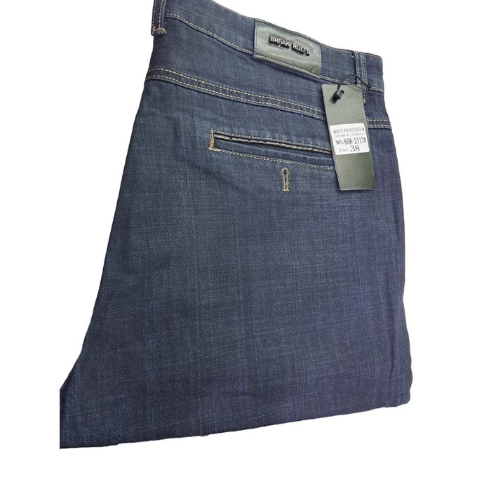 NEW ARRIVAL HIGH QUALITY CLEARANCE OFFER – 2PCS High Quality Men’s Break Rule Straight-Leg Denim Jeans – 1 Blue & 1 Dark Blue Stylish and Durable Men’s Jean Trousers  plus a FREE pair of ankle socks