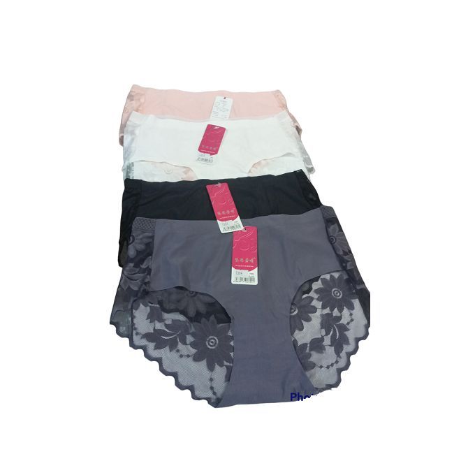 HIGH QUALITY CLEARANCE OFFER 3PCS NET SEAMLESS COTTON UNDERWEAR, LADIES PANTS