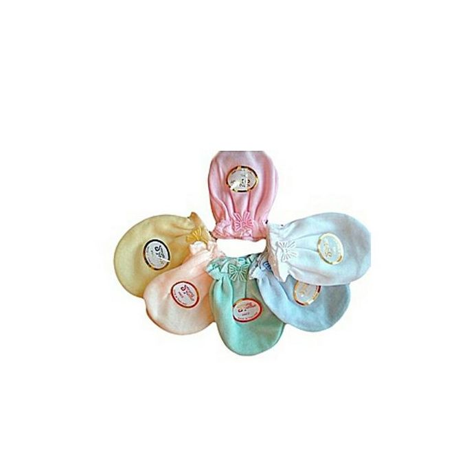 Fashion 6PCS Unisex Softest Baby Gloves Newborn Mittens