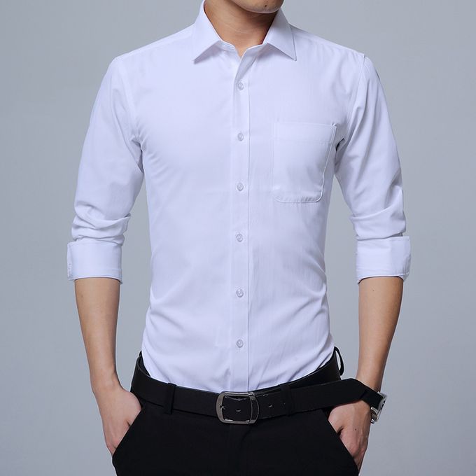 Fashion Men's Shirts 2 Pack Of Cotton Slim Fit Shirts