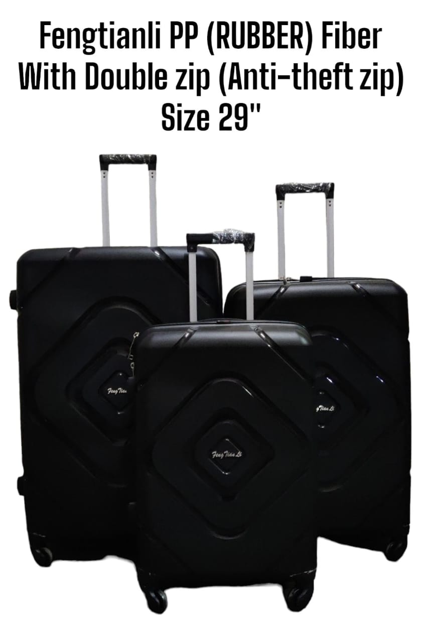 3 IN 1 LAXURIOUS FIBRE SUITCASE BRIEFCASE TRAVEL BAGMade of high-quality materials Sleek and stylish design 3-in-1 design Hard,  t.▪Compression straps keep clothing neatly packed▪Superior quality.