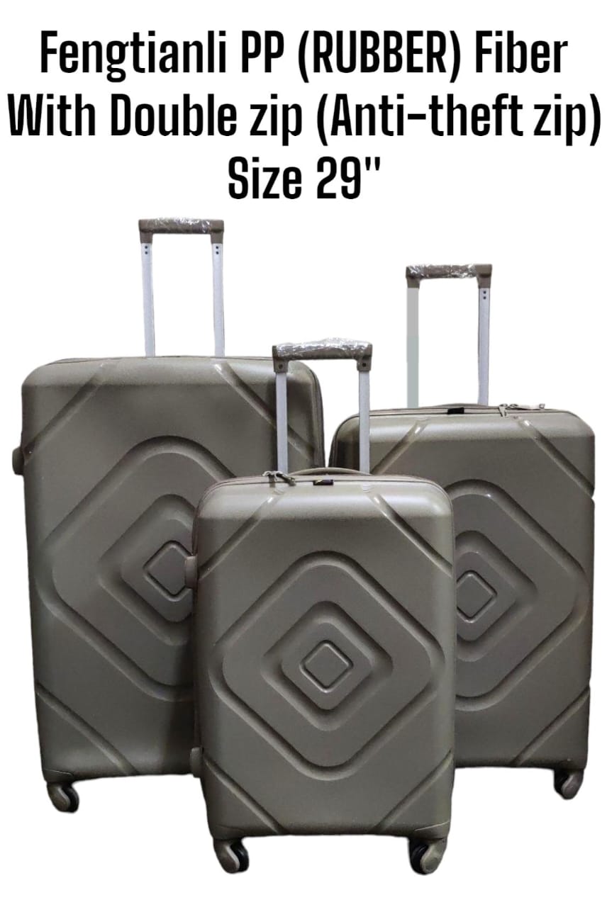 3 IN 1 LAXURIOUS FIBRE SUITCASE BRIEFCASE TRAVEL BAGMade of high-quality materials Sleek and stylish design 3-in-1 design Hard,  t.▪Compression straps keep clothing neatly packed▪Superior quality.