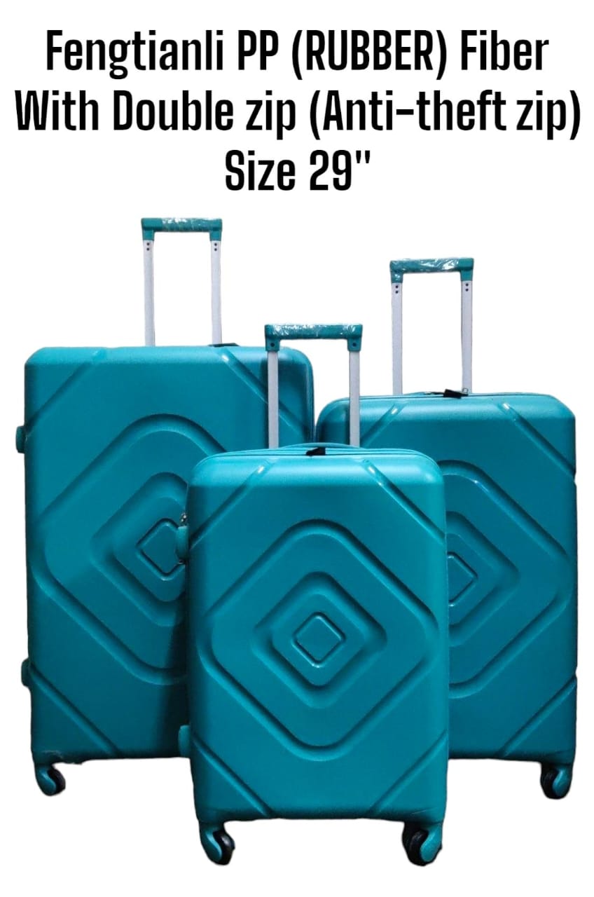3 IN 1 LAXURIOUS FIBRE SUITCASE BRIEFCASE TRAVEL BAGMade of high-quality materials Sleek and stylish design 3-in-1 design Hard,  t.▪Compression straps keep clothing neatly packed▪Superior quality.