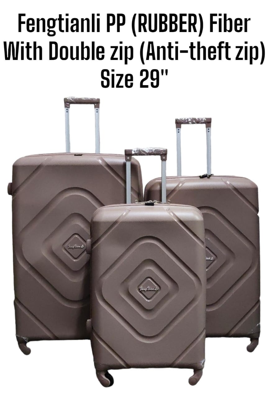 3 IN 1 LAXURIOUS FIBRE SUITCASE BRIEFCASE TRAVEL BAGMade of high-quality materials Sleek and stylish design 3-in-1 design Hard,  t.▪Compression straps keep clothing neatly packed▪Superior quality.