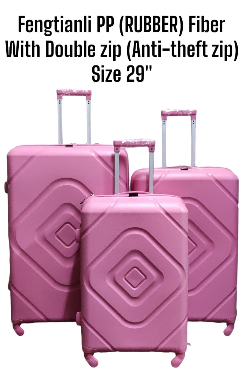 3 IN 1 LAXURIOUS FIBRE SUITCASE BRIEFCASE TRAVEL BAGMade of high-quality materials Sleek and stylish design 3-in-1 design Hard,  t.▪Compression straps keep clothing neatly packed▪Superior quality.