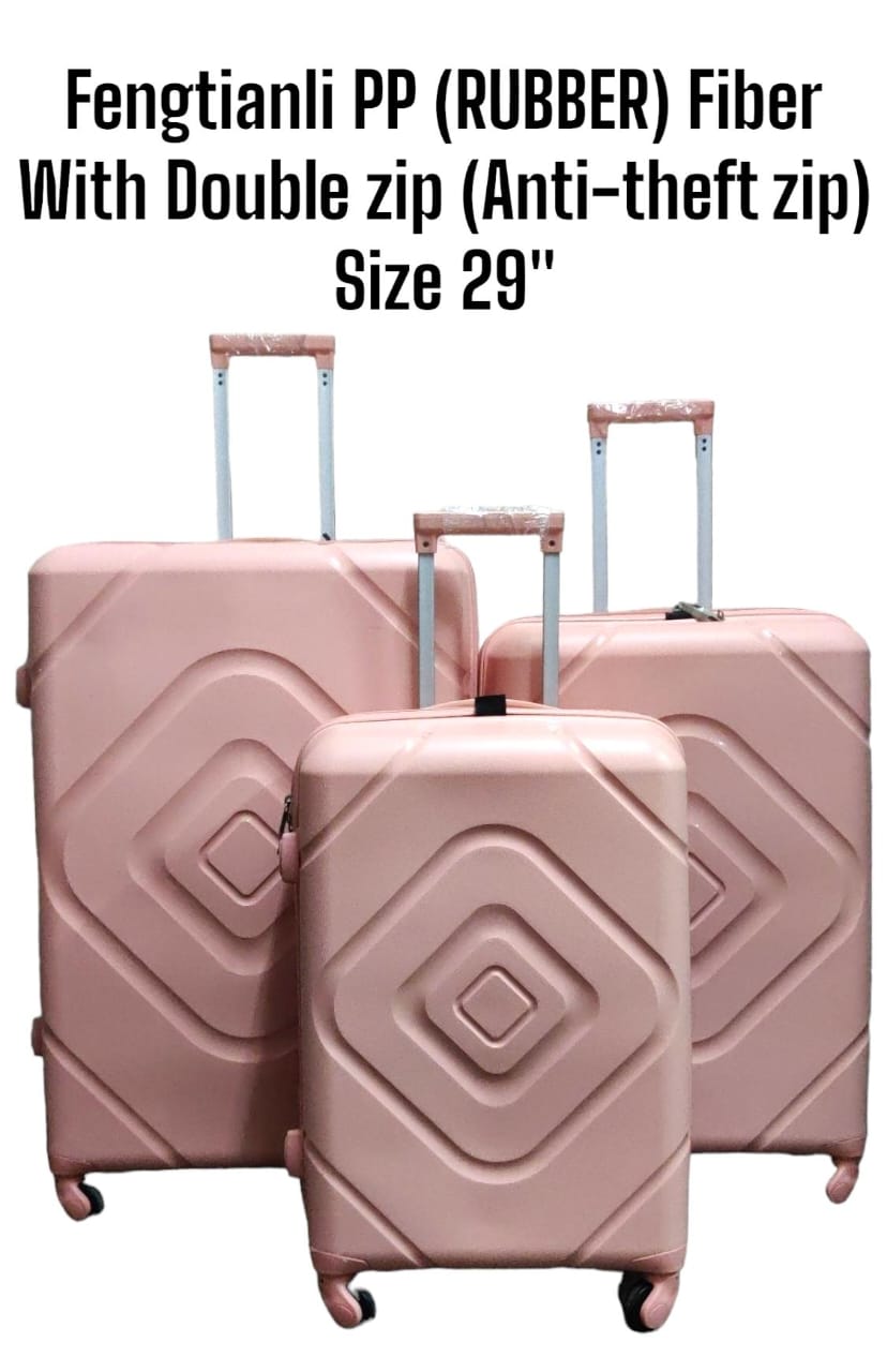 3 IN 1 LAXURIOUS FIBRE SUITCASE BRIEFCASE TRAVEL BAGMade of high-quality materials Sleek and stylish design 3-in-1 design Hard,  t.▪Compression straps keep clothing neatly packed▪Superior quality.