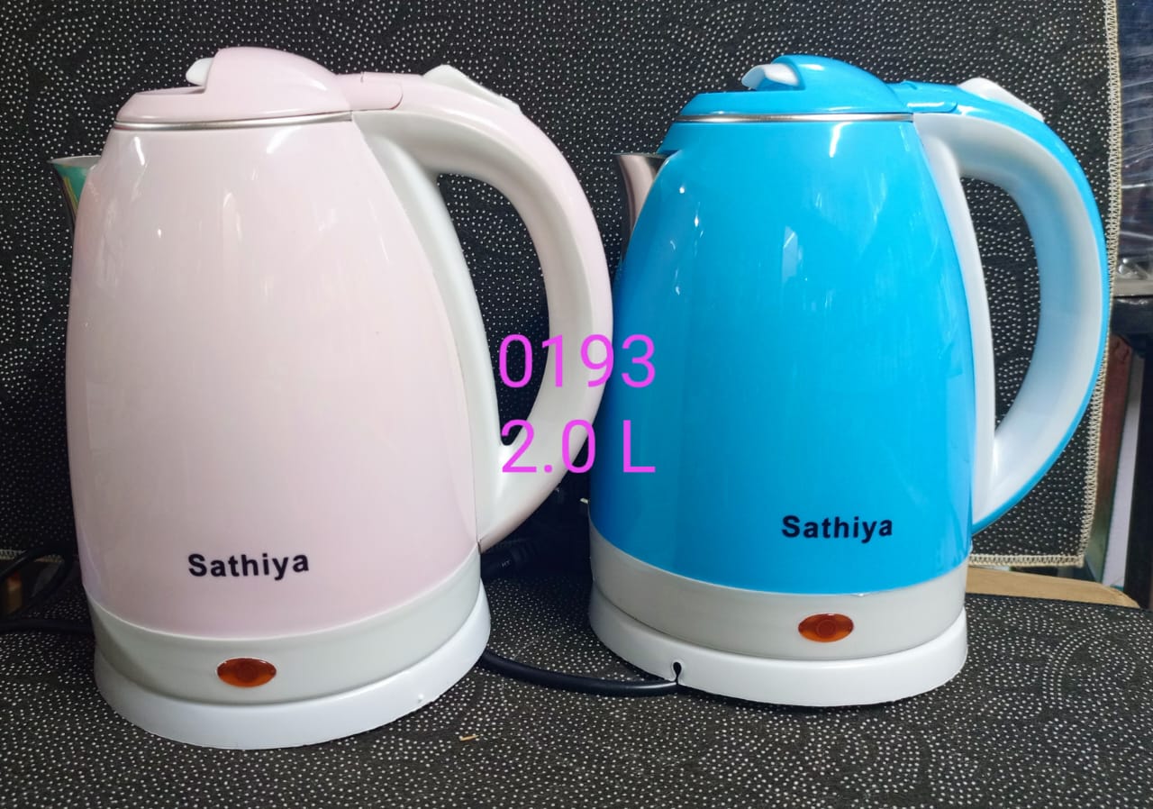 2litres electric kettle 1pc  It is an essential electrical appliance you need at home, office, hotels, schools and other public places for you to get hot water at just a push of the button connected