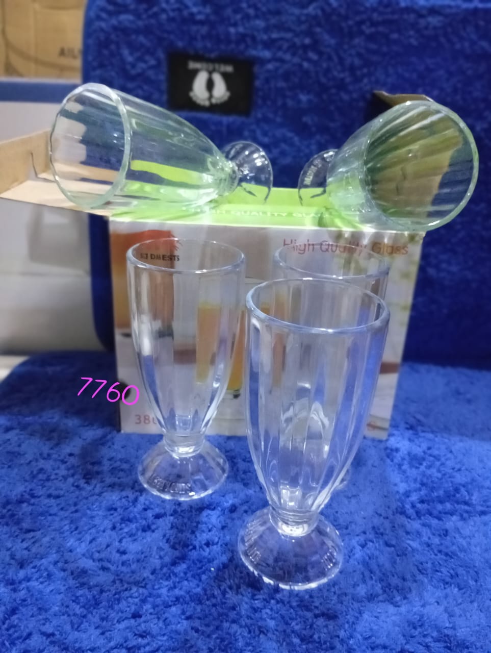 Set Of 6 Milkshake Soda Smoothie Glasses   This products is made of glassware which are completely hygienic and safe to use Dishwasher and refrigerator safe. Highly trusted by all food service profess