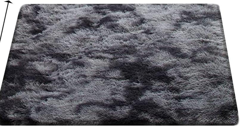 Super Soft Fluffy Rug Anti-skid Indoor Modern Shag Area Rug Silky Rugs Bedroom Floor Mat Baby Nursery Rug Door Mat Carpet Design:Oriental Application:Living room Age group:Adults Pattern type:Solid Us