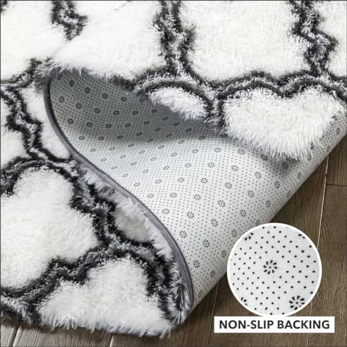 Super Soft Fluffy Rug Anti-skid Indoor Modern Shag Area Rug Silky Rugs Bedroom Floor Mat Baby Nursery Rug Door Mat Carpet Design:Oriental Application:Living room Age group:Adults Pattern type:Solid Us