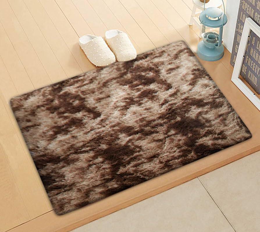 Super Soft Fluffy Rug Anti-skid Indoor Modern Shag Area Rug Silky Rugs Bedroom Floor Mat Baby Nursery Rug Door Mat Carpet Design:Oriental Application:Living room Age group:Adults Pattern type:Solid Us