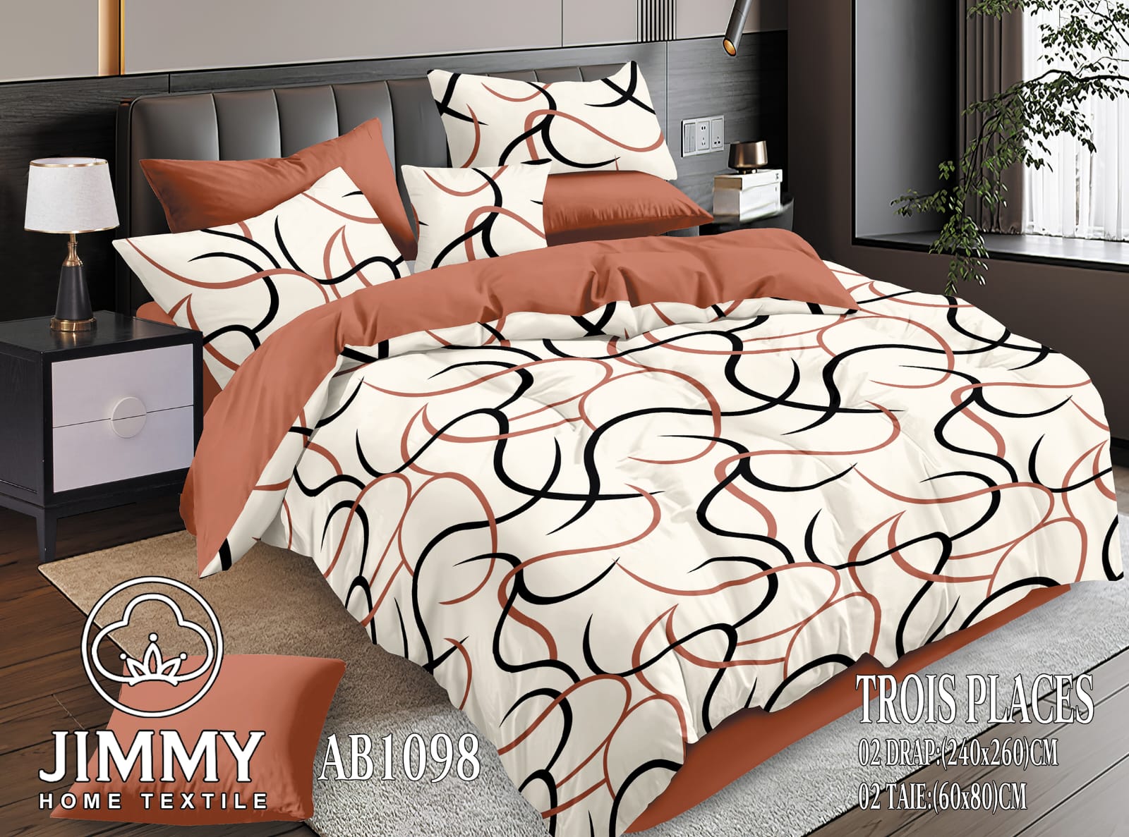 Cotton pattern duvet cove Upgrade your bedroom with this stylish and comfortable cotton pattern duvet cover set, designed for both beauty and everyday comfort.