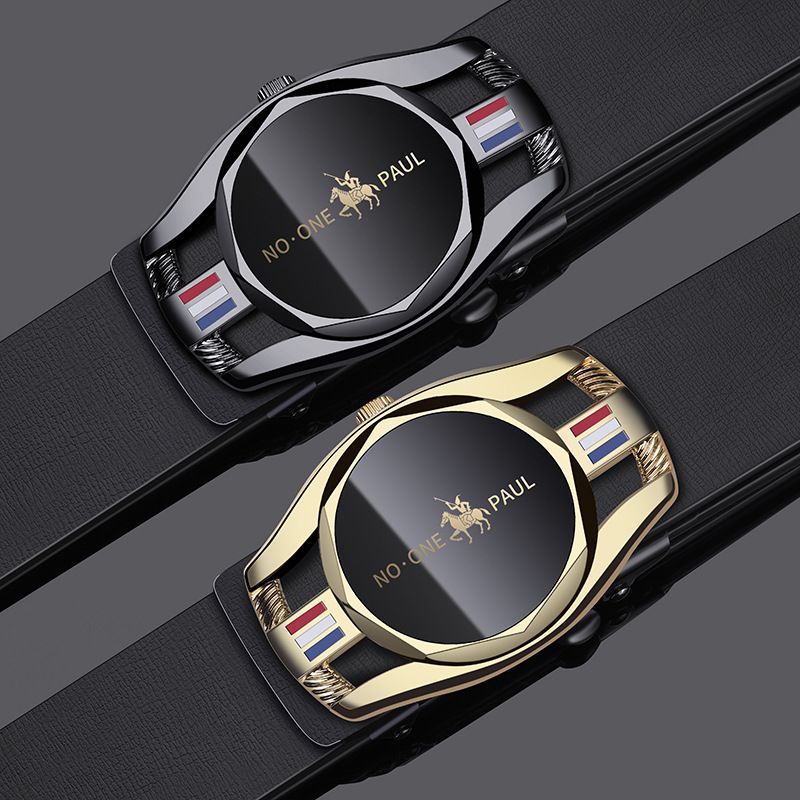 Fashion Automatic Car Shape Buckle Belts For Men