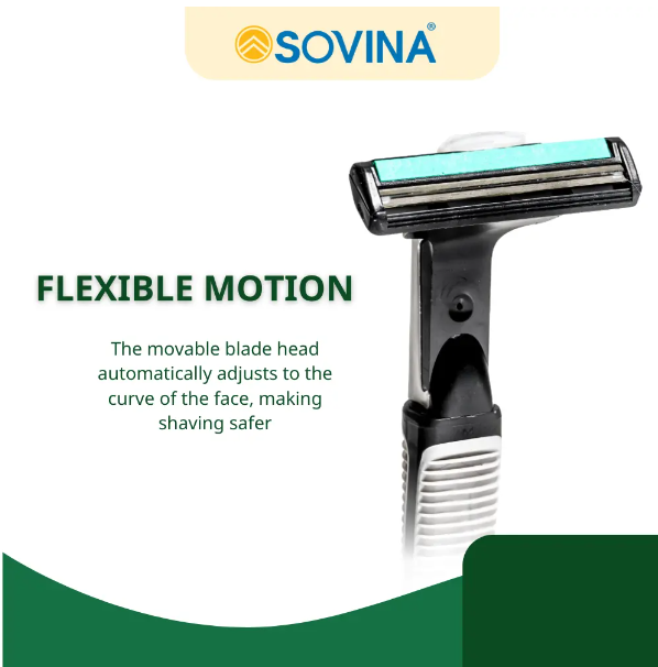 Genuine Gillette Weifeng manual double-layer Shaver Men's Traditional Shaver Centennial brand shaver Add 6 tool heads to 1 tool holder Care Hair Beard Silver normal Shaver