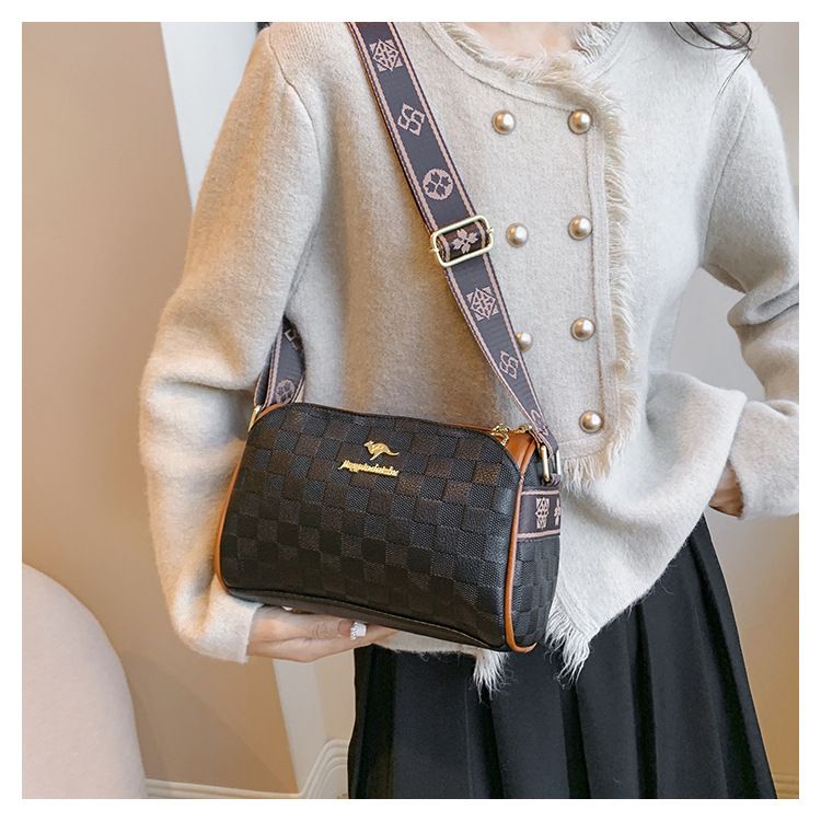 Popular High Quality Hand Bags Cute Ladies New Arrivals Women's Shoulder Bag Diamond Grid Boston one-shoulder Crossbody Soft Leather Casual Small Bag For Woman