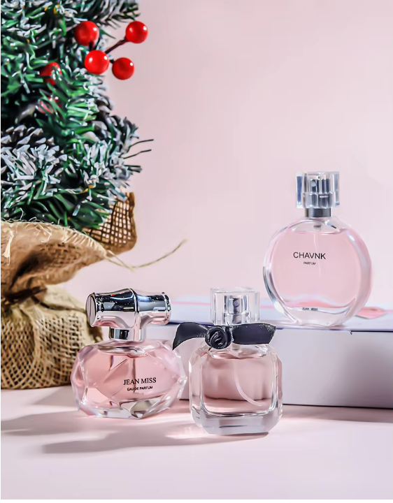 Best Sale 3PCS Custom Luxury Ladies Perfume  Flowers Set 30ml*3 Perfume Bottles Birthday Christmas Party Dating Perfume Gift Set