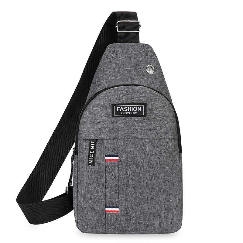 New Arrival  Custom Fashion Men Travel Messenger Bag Mens Chest Bag Nylon Single Shoulder Waterproof Crossbody Bags
