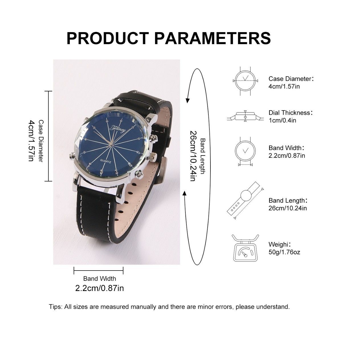 Creative Fashion And Exquisite Men 7-piece black /brown(belt + wallet + watch + keychain + pen + sunglasses + exquisite gift box)