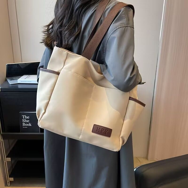 2025 Hot Selling Fashion Designer High Quality Ladies Handbags Women Shoulder Bags Multi Pockets Soft Canvas Messenger Tote Bag