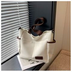 2026 Hot Selling Fashion Designer High Quality Ladies Handbags Women Shoulder Bags Multi Pockets Soft Canvas Messenger Tote Bag