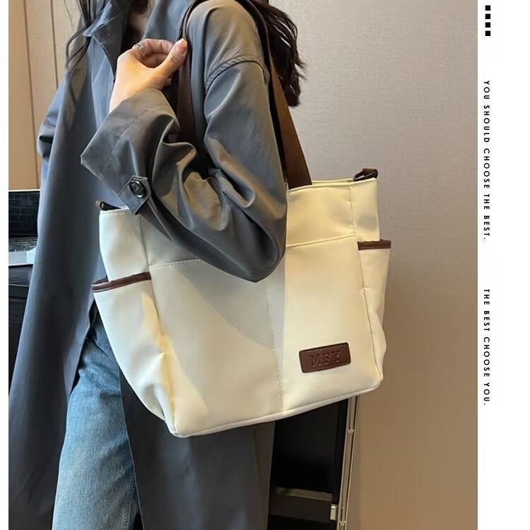 2025 Hot Selling Fashion Designer High Quality Ladies Handbags Women Shoulder Bags Multi Pockets Soft Canvas Messenger Tote Bag